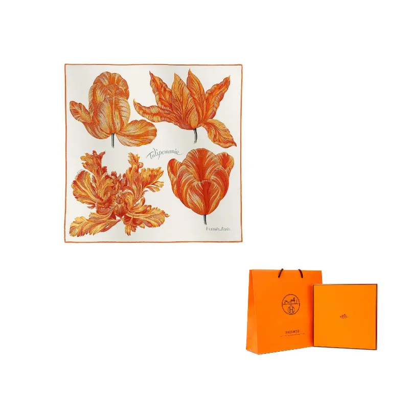 Шелковый шарф Women's Orange HERMES, оранжевый
Шелковый шарф Women's Orange HERMES, оранжевый