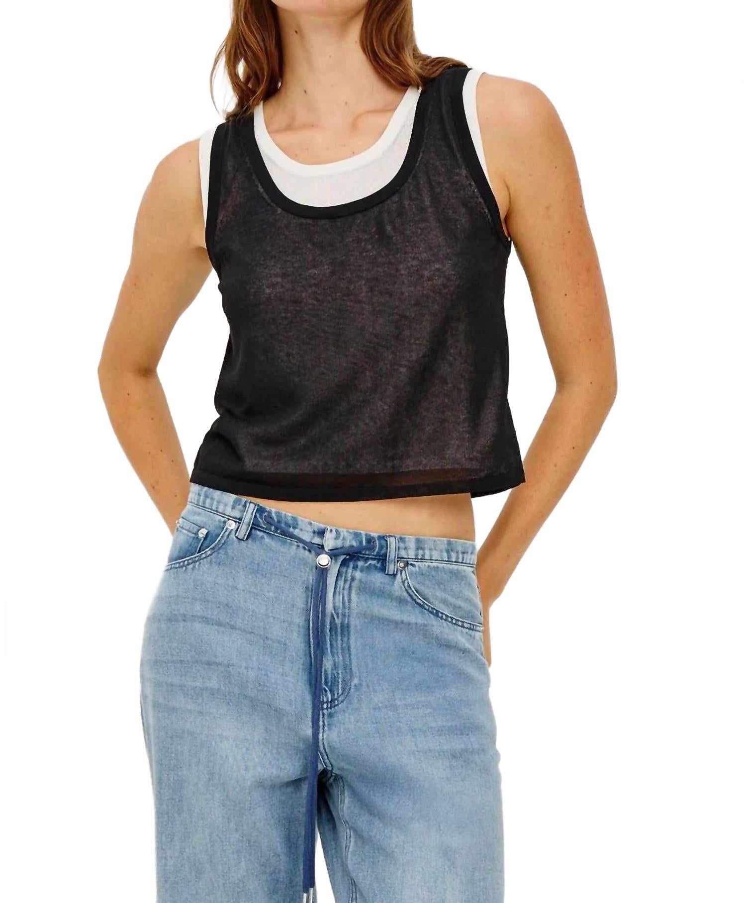 Rails Топ Kelly, цвет черный/слоновая кость
Rails Топ Kelly, цвет черный/слоновая кость