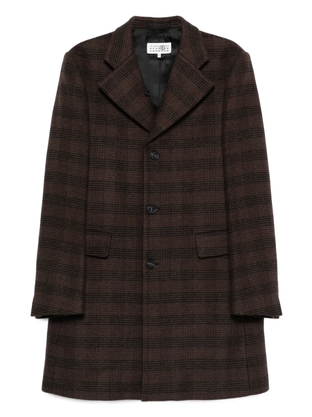 Клетчатое пальто MM6 Maison Margiela, коричневый
Клетчатое пальто MM6 Maison Margiela, коричневый