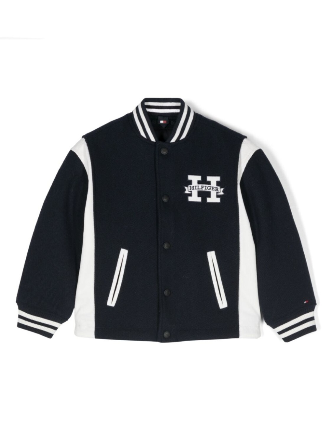 Бомбер в стиле колор-блок Tommy Hilfiger Junior, синий
Бомбер в стиле колор-блок Tommy Hilfiger Junior, синий