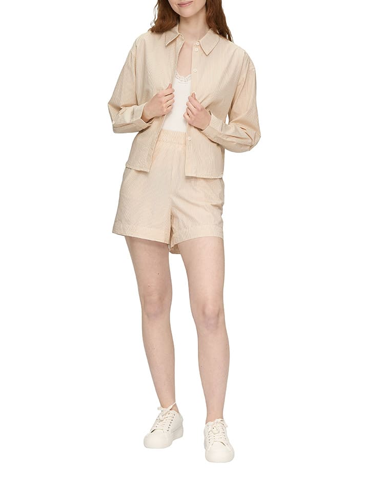 Тканевые шорты QS by S. Oliver, бежевый
Тканевые шорты QS by S. Oliver, бежевый