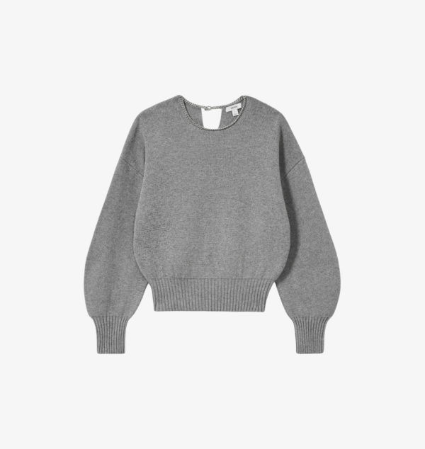 Вязаный джемпер с круглым вырезом Nadine Reiss, серый
Вязаный джемпер с круглым вырезом Nadine Reiss, серый