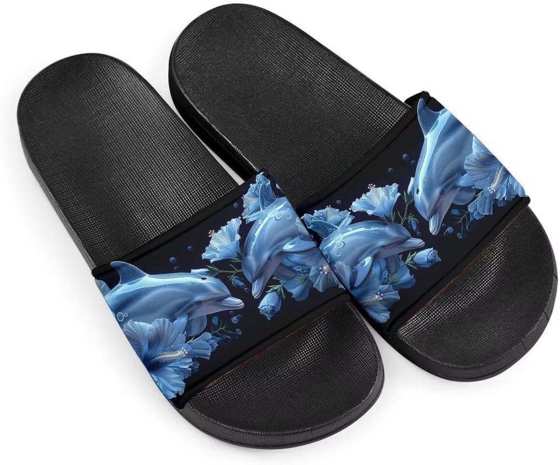 Женские шлепанцы слайд Нескользящие Синие дельфины Летние домашние тапочки для девочек Шлепанцы с пристраиванием Getelinseng
Женские шлепанцы слайд Нескользящие Синие дельфины Летние домашние тапочки для девочек Шлепанцы с пристраиванием Getelinseng