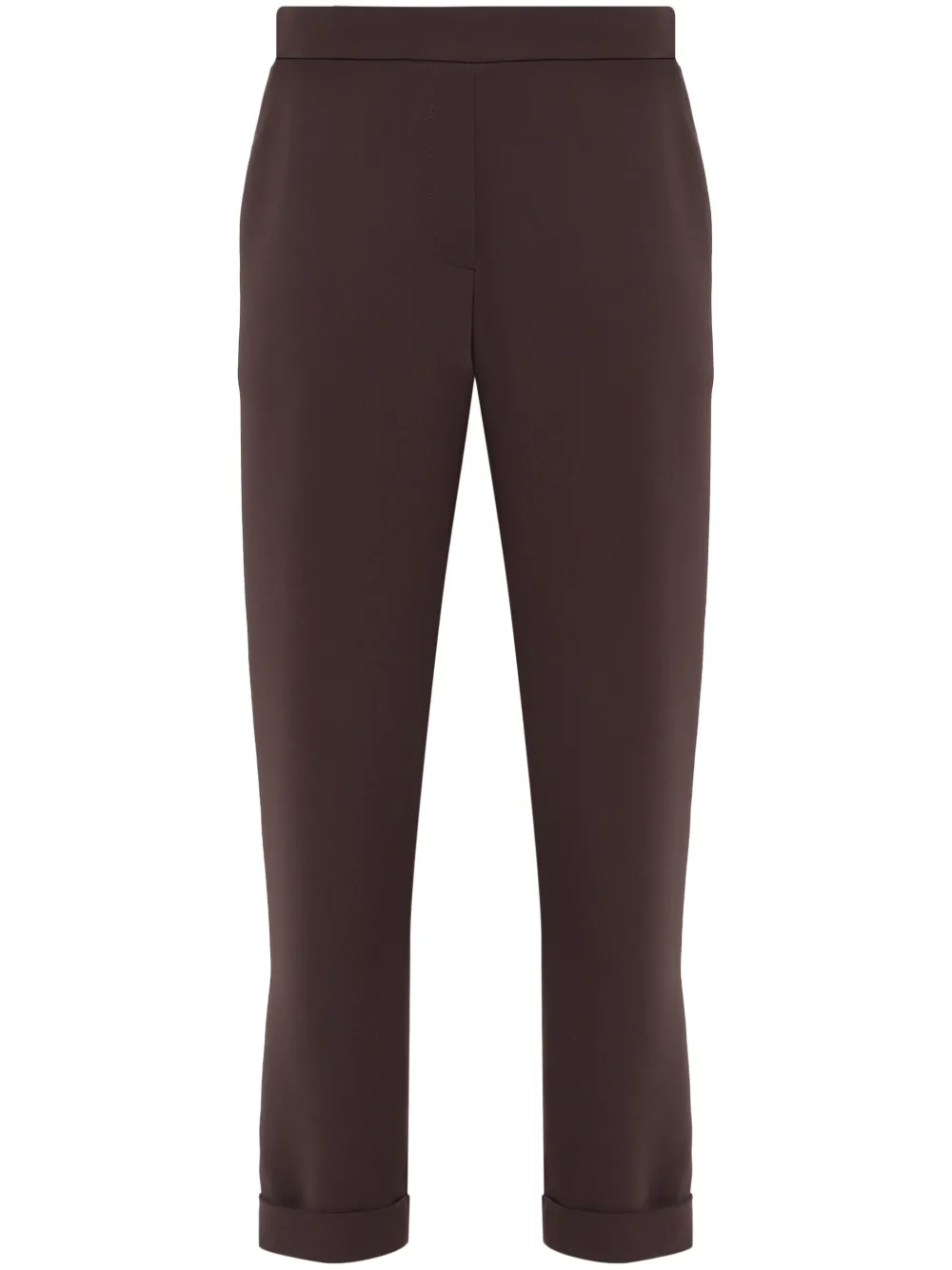 Зауженные брюки средней посадки P.A.R.O.S.H., коричневый
Зауженные брюки средней посадки P.A.R.O.S.H., коричневый