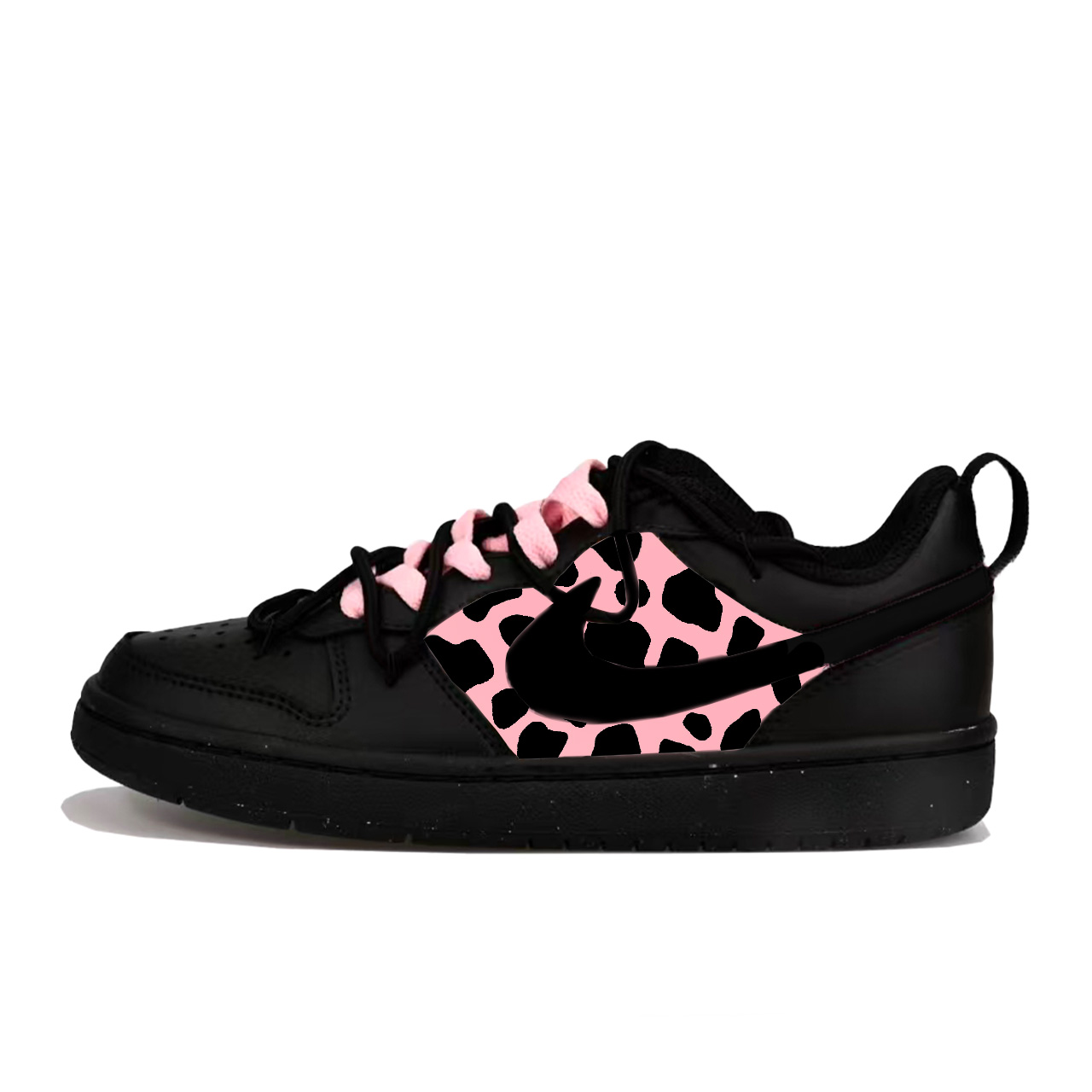 Court Borough Pink Leopard Sweetheart Slip Resistant Abrasion Resistant Low top Skateboard Shoes Black Pink Kids' Nike, черный/розовый
Court Borough Pink Leopard Sweetheart Slip Resistant Abrasion Resistant Low top Skateboard Shoes Black Pink Kids' Nike, черный/розовый