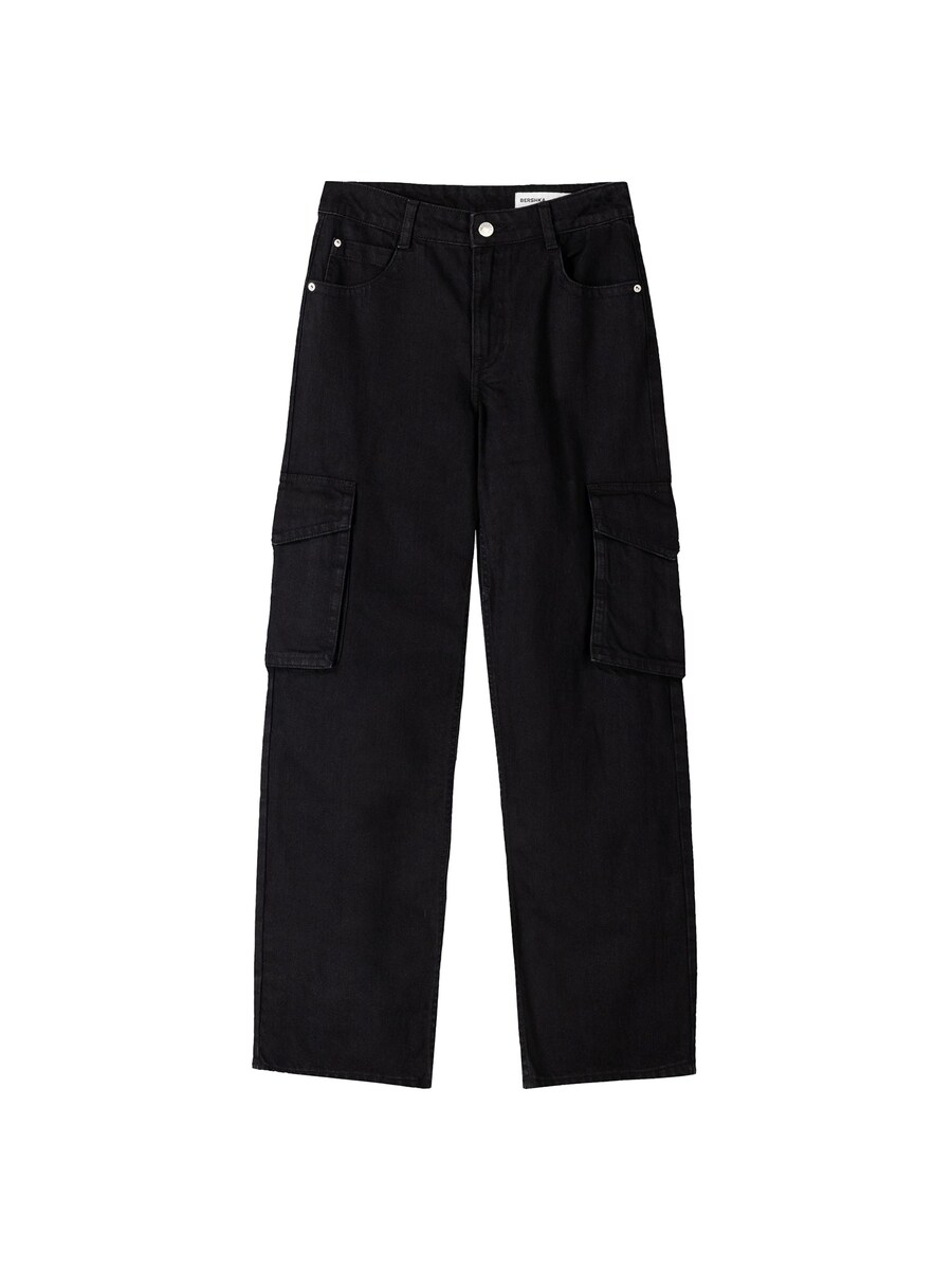 Обычные джинсы-карго Bershka, черный
Обычные джинсы-карго Bershka, черный