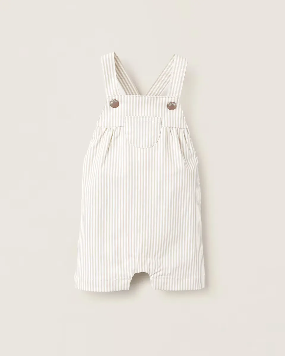 Детский комбинезон для мальчика из саржи в полоску Zippy, бежевый
Детский комбинезон для мальчика из саржи в полоску Zippy, бежевый