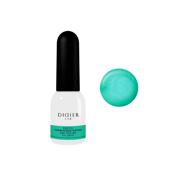 Лак для ногтей бирюзовый гибридный motmo, 10 мл Didier Lab Exotic, цвет turquoised motmo
Лак для ногтей бирюзовый гибридный motmo, 10 мл Didier Lab Exotic, цвет turquoised motmo