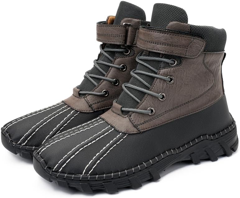 Водонепроницаемые резиновые сапоги, верх из коричневой кожи с черной резиновой оболочкой, зимние сапоги на шнуровке с регулируемым ремешком Generic
Водонепроницаемые резиновые сапоги, верх из коричневой кожи с черной резиновой оболочкой, зимние сапоги на шнуровке с регулируемым ремешком Generic