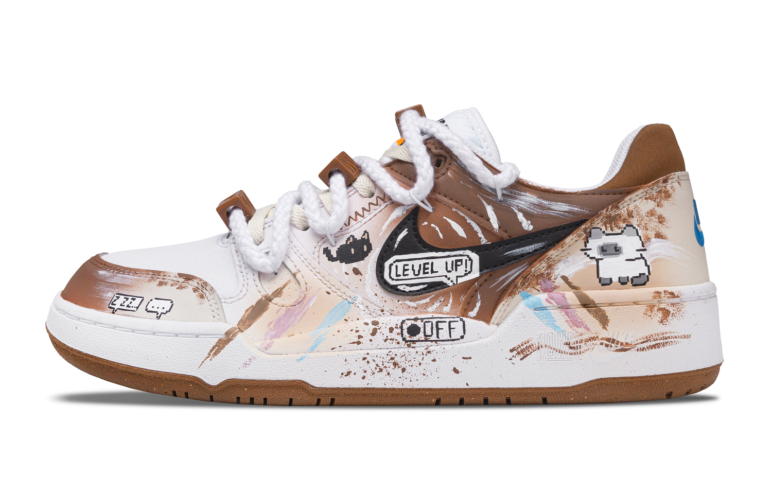 Nike Full Force Siamese Bean Slip Resistant Low top Skateboard Shoes мужские бело-коричневые
Nike Full Force Siamese Bean Slip Resistant Low top Skateboard Shoes мужские бело-коричневые