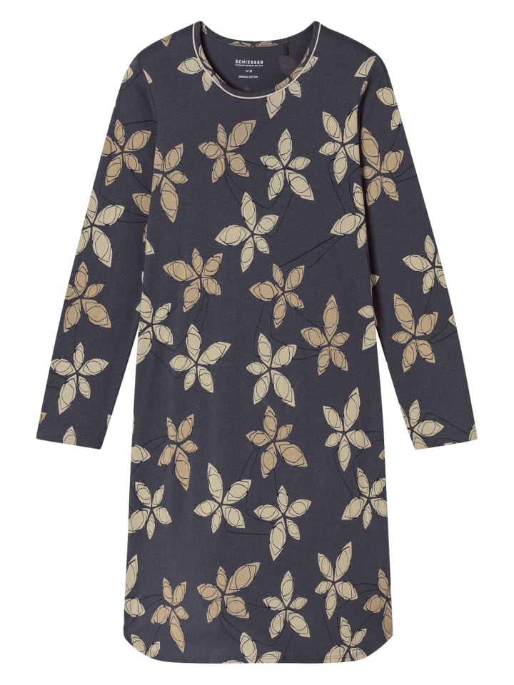 Schiesser Ночная рубашка Comfort Nightwear графитового цвета
Schiesser Ночная рубашка Comfort Nightwear графитового цвета