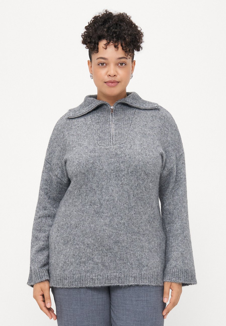Джемпер Vero Moda Curve VMCMIRLA HIGHNECK ZIPPER, Medium Grey Melange/Mottled Grey
Джемпер Vero Moda Curve VMCMIRLA HIGHNECK ZIPPER, Medium Grey Melange/Mottled Grey