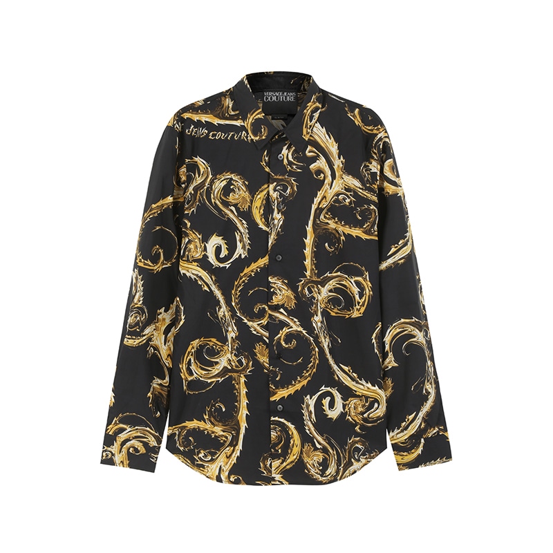 Рубашка с принтом Watercolor Couture VERSACE JEANS COUTURE, черный
Рубашка с принтом Watercolor Couture VERSACE JEANS COUTURE, черный