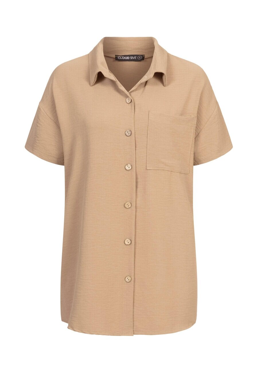 Блузка с коротким рукавом Cloud5ive Blouse, темно-бежевый 
Блузка с коротким рукавом Cloud5ive Blouse, темно-бежевый