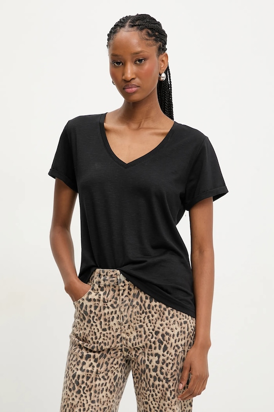 Льняная футболка Answear.Lab, черный
Льняная футболка Answear.Lab, черный