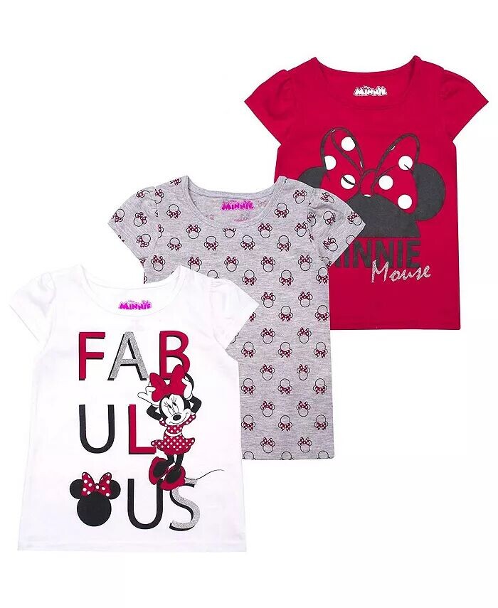 Children's Apparel Network для дошкольников Минни Маус / / Набор из 3 футболок с графикой, красный
Children's Apparel Network для дошкольников Минни Маус / / Набор из 3 футболок с графикой, красный