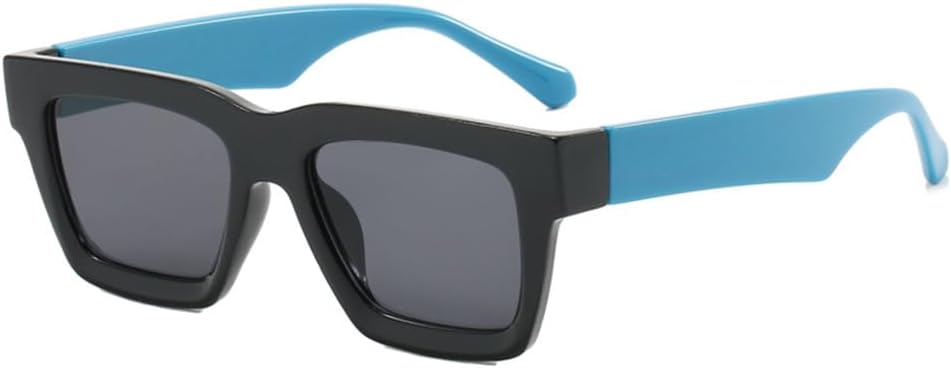 Ретро маленькие квадратные солнцезащитные очки для мужчин и женщин, винтажные популярные солнцезащитные очки с защитой от УФ-излучения UV400 для женщин MTZJH, Black Grey Blue
Ретро маленькие квадратные солнцезащитные очки для мужчин и женщин, винтажные популярные солнцезащитные очки с защитой от УФ-излучения UV400 для женщин MTZJH, Black Grey Blue