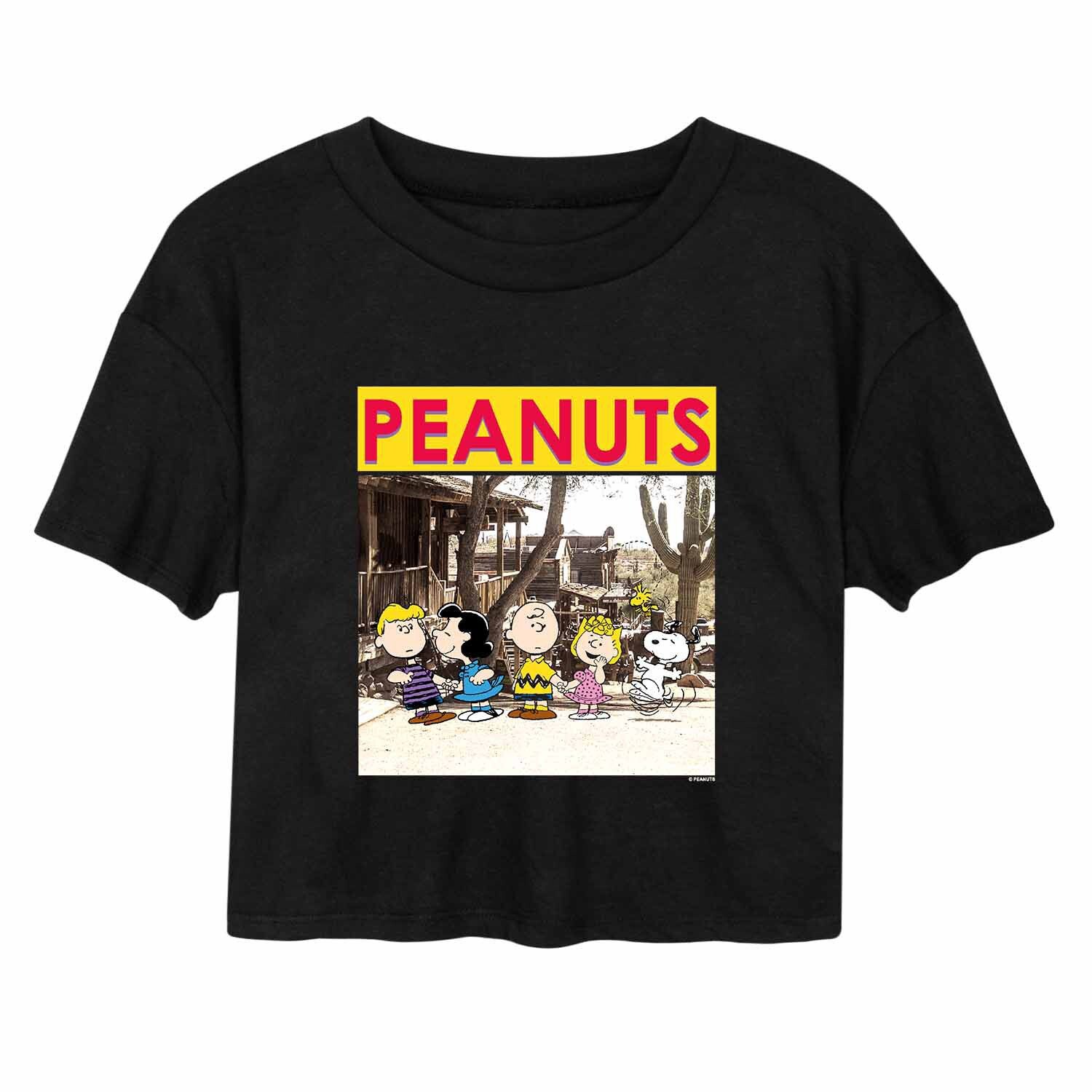 Укороченная футболка с изображением арахиса для юниоров Licensed Character
Укороченная футболка с изображением арахиса для юниоров Licensed Character