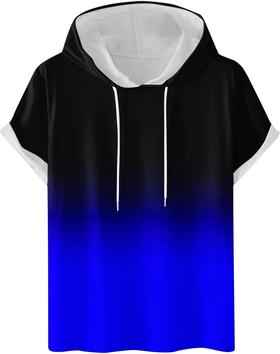 Мужская худи с капюшоном Casual Gradient с коротким рукавом
Мужская худи с капюшоном Casual Gradient с коротким рукавом