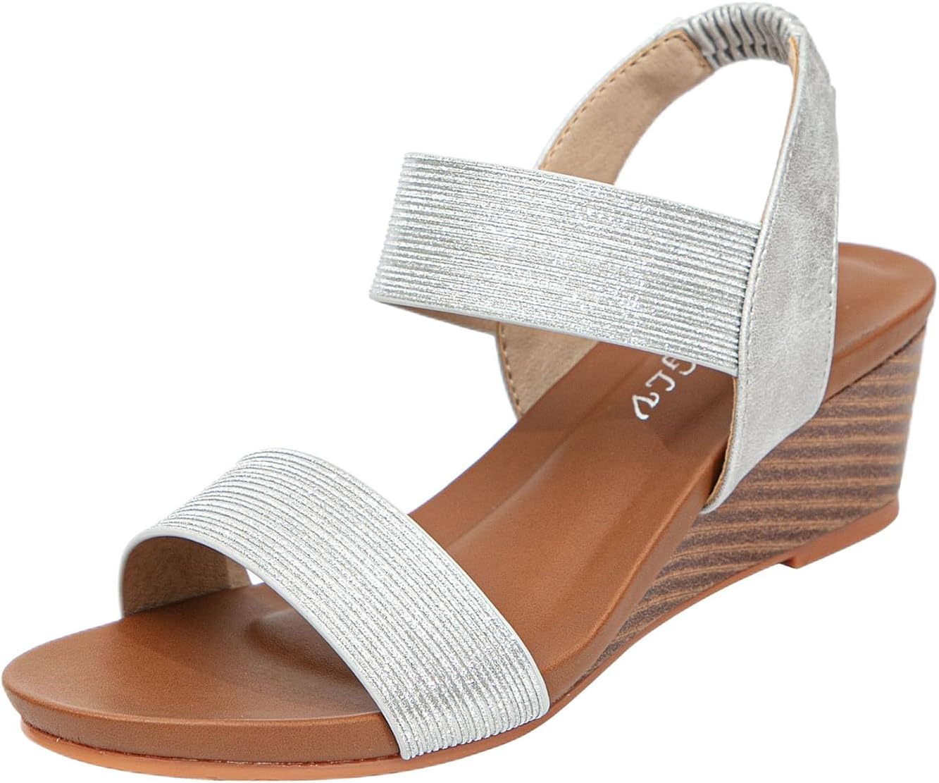 Женские плоские сандалии с открытым носком и ремешком на щиколотке, повседневные сандалии на платформе, удобные летние сандалии на низком клине, пляжная и уличная обувь для прогулок Generic, серебро
Женские плоские сандалии с открытым носком и ремешком на щиколотке, повседневные сандалии на платформе, удобные летние сандалии на низком клине, пляжная и уличная обувь для прогулок Generic, серебро