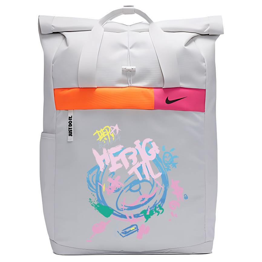 Nike Тканевый рюкзак с принтом унисекс белый, Graffiti Bear
Nike Тканевый рюкзак с принтом унисекс белый, Graffiti Bear