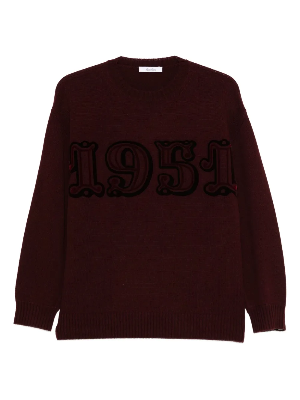 Свитер с вышивкой в виде цифр MAX MARA, красный
Свитер с вышивкой в виде цифр MAX MARA, красный