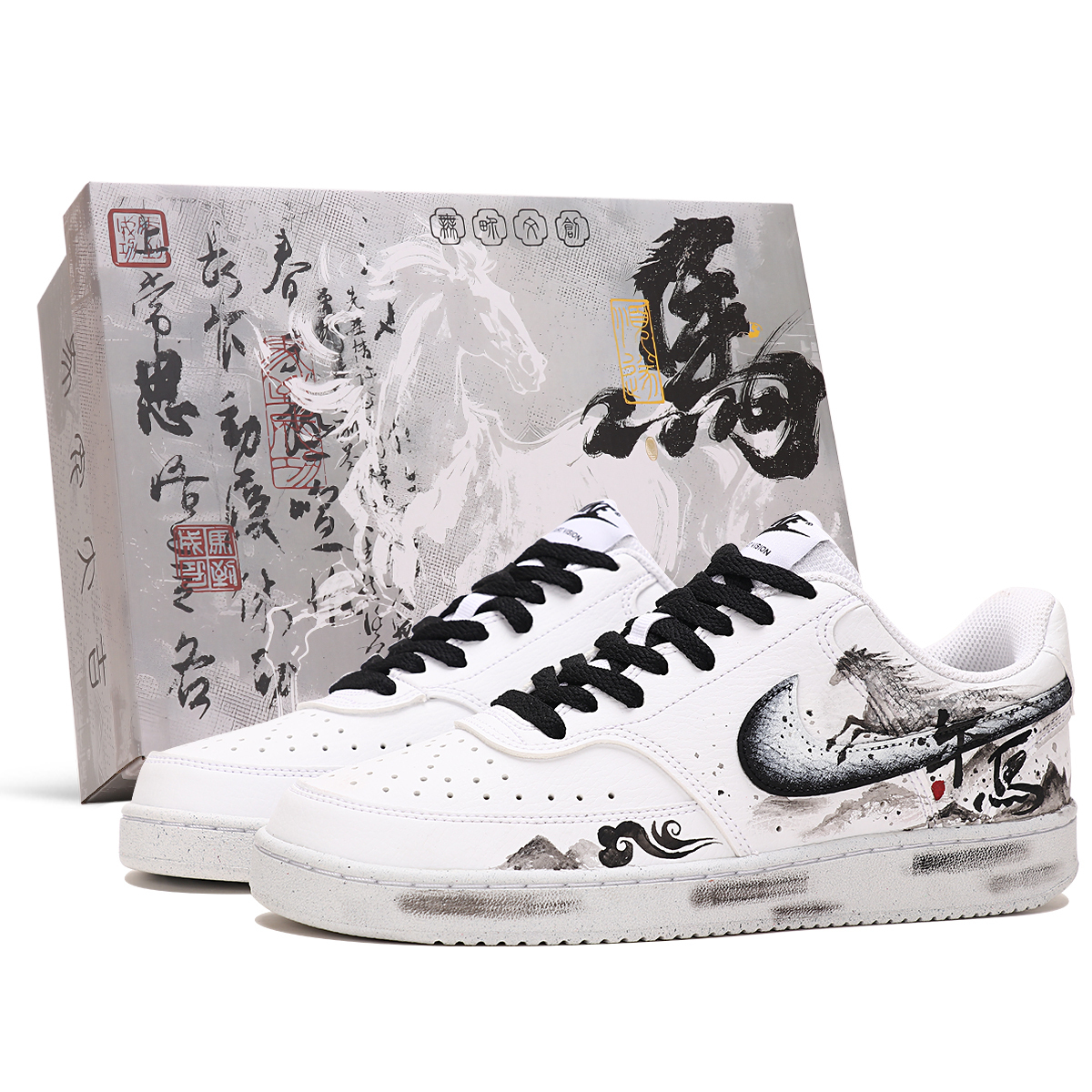 Nike Court Vision 1 Abrasion Resistant Low top Skateboard Shoes мужские серо-белые
Nike Court Vision 1 Abrasion Resistant Low top Skateboard Shoes мужские серо-белые