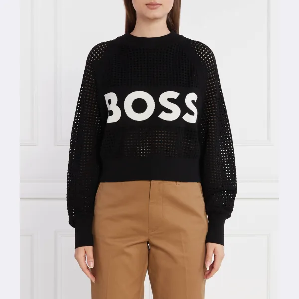 Свитер Fenniki свободного кроя Boss, черный
Свитер Fenniki свободного кроя Boss, черный