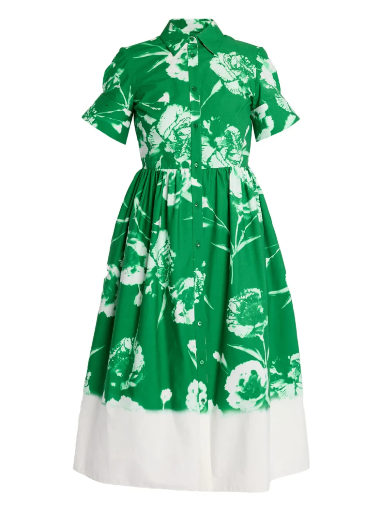 ERDEM платье-рубашка с цветочным принтом, зеленый
ERDEM платье-рубашка с цветочным принтом, зеленый