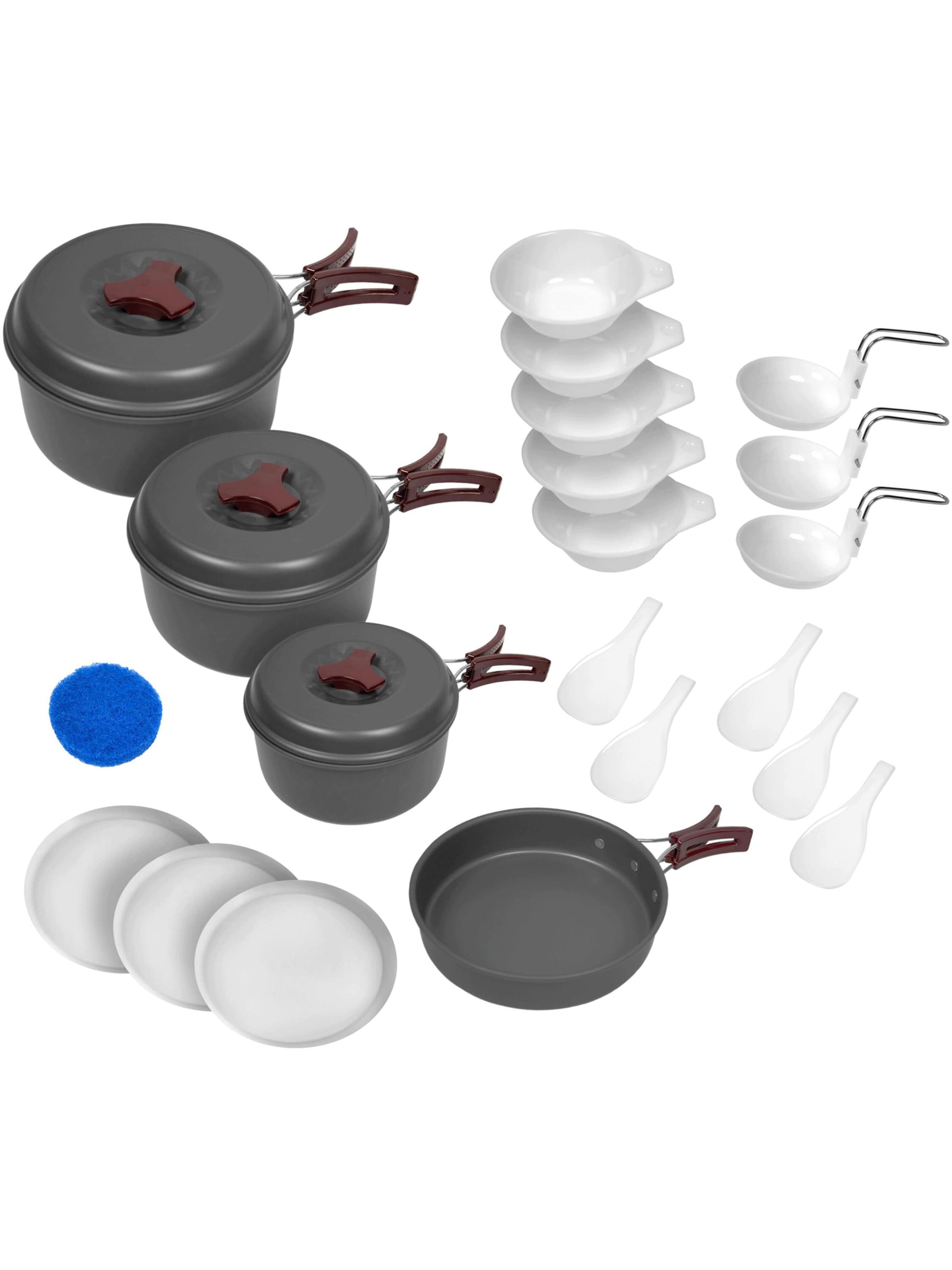 Normani Набор посуды в темно-сером и белом цветах
Normani Набор посуды в темно-сером и белом цветах