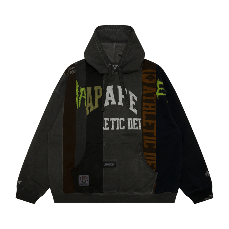 Худи с логотипом в стиле пэчворк Aape, черный
Худи с логотипом в стиле пэчворк Aape, черный