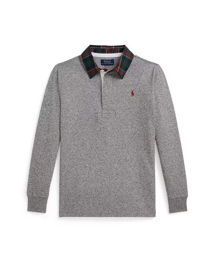 Мальчики 2-7 лет свитер с регбийным воротником Polo Ralph Lauren, серый
Мальчики 2-7 лет свитер с регбийным воротником Polo Ralph Lauren, серый