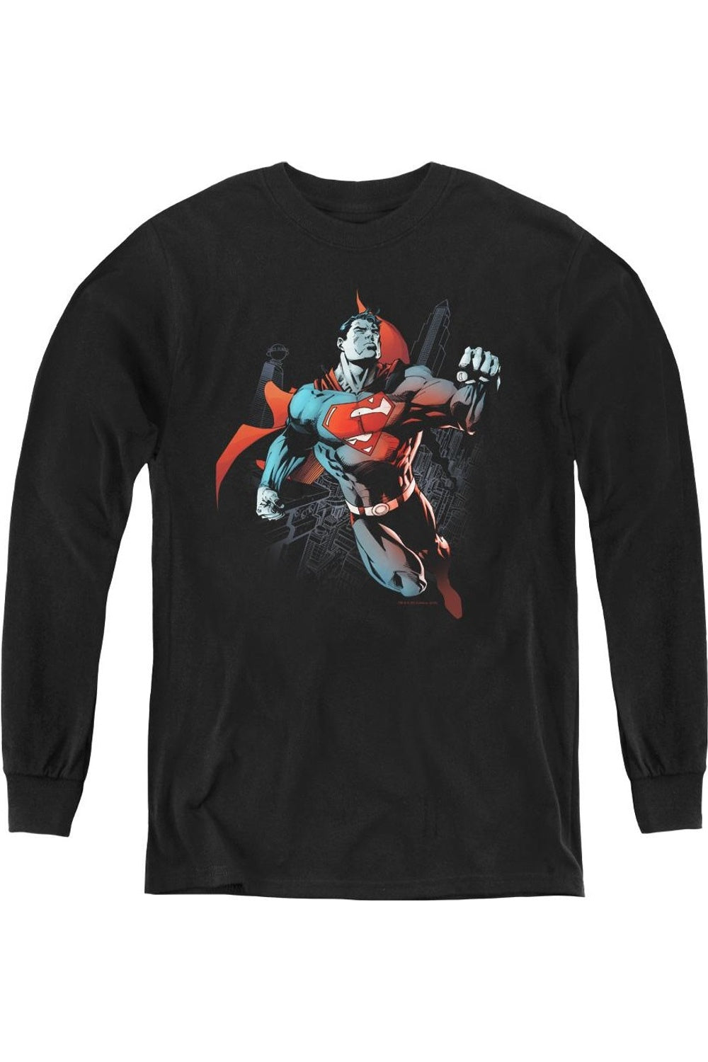 Футболка с длинным рукавом для детей "Superman Up In The Sky" Gildan, черный
Футболка с длинным рукавом для детей "Superman Up In The Sky" Gildan, черный