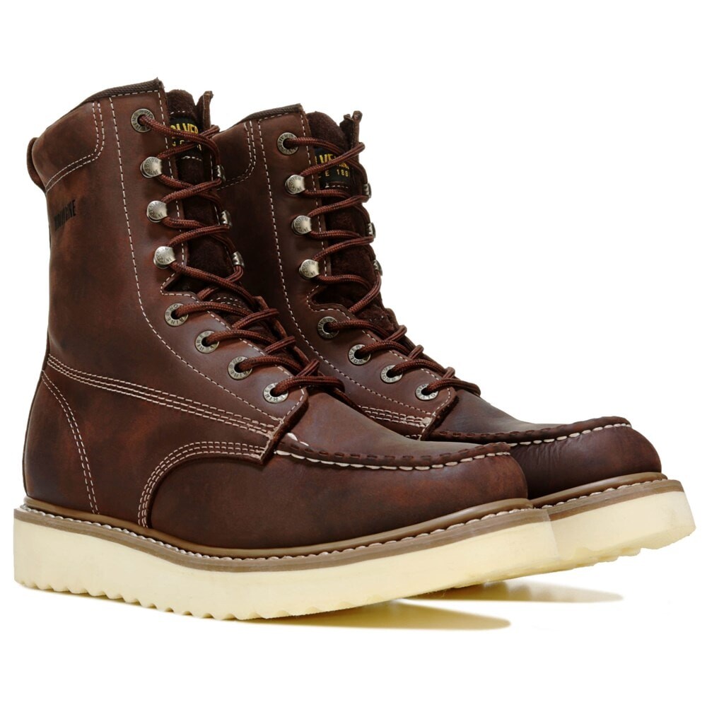 Мужские рабочие ботинки Loader с мягким носком средней ширины и шириной 8 дюймов Wolverine, коричневый 
Мужские рабочие ботинки Loader с мягким носком средней ширины и шириной 8 дюймов Wolverine, коричневый