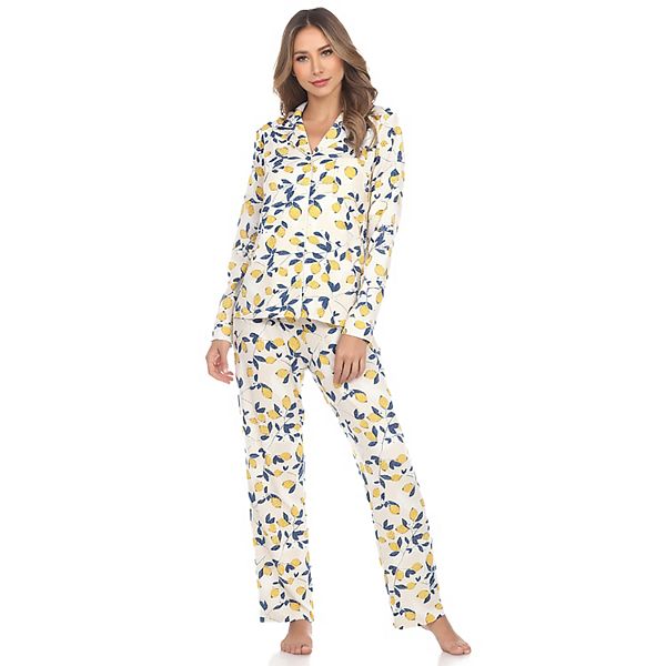 Женский пижамный комплект с лимонным принтом на пуговицах Wm Fashion
Женский пижамный комплект с лимонным принтом на пуговицах Wm Fashion