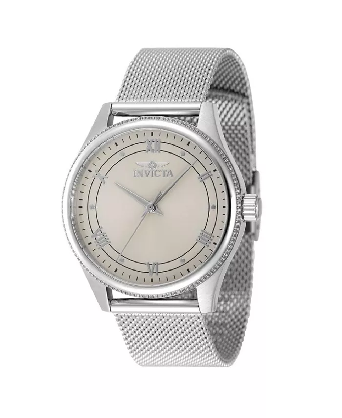 Женские часы 48486 Celestial Quartz с 3 стрелками и циферблатом цвета слоновой кости Invicta
Женские часы 48486 Celestial Quartz с 3 стрелками и циферблатом цвета слоновой кости Invicta