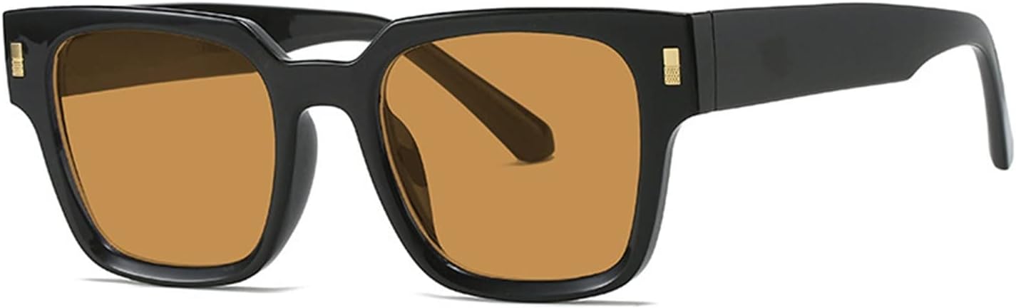 Популярные и модные квадратные солнцезащитные очки для женщин в стиле ретро с прозрачными градиентными линзами и защитой от УФ-излучения UV400 для мужчин YGDBXHYD, Black Tea
Популярные и модные квадратные солнцезащитные очки для женщин в стиле ретро с прозрачными градиентными линзами и защитой от УФ-излучения UV400 для мужчин YGDBXHYD, Black Tea