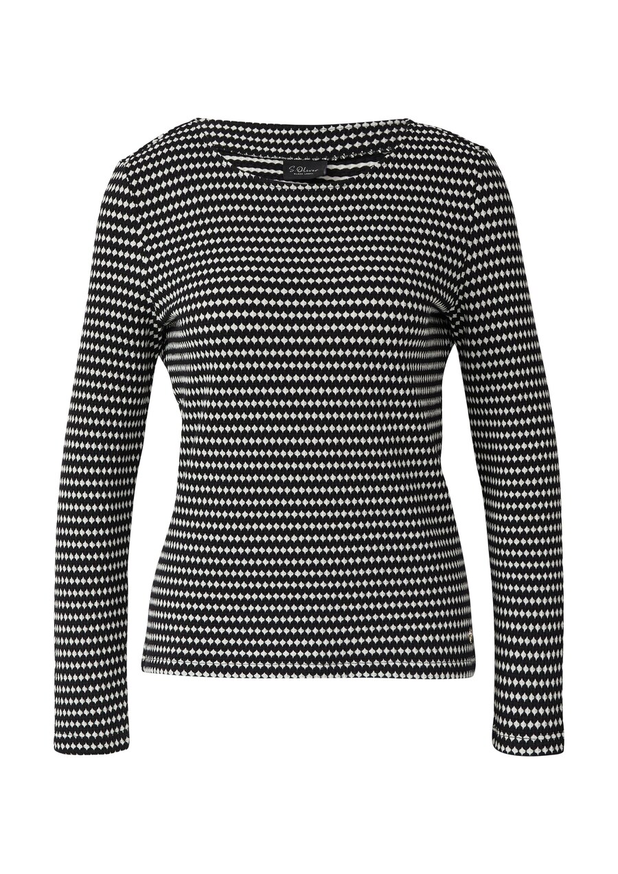 Рубашка s.Oliver, черный/белый
Рубашка s.Oliver, черный/белый