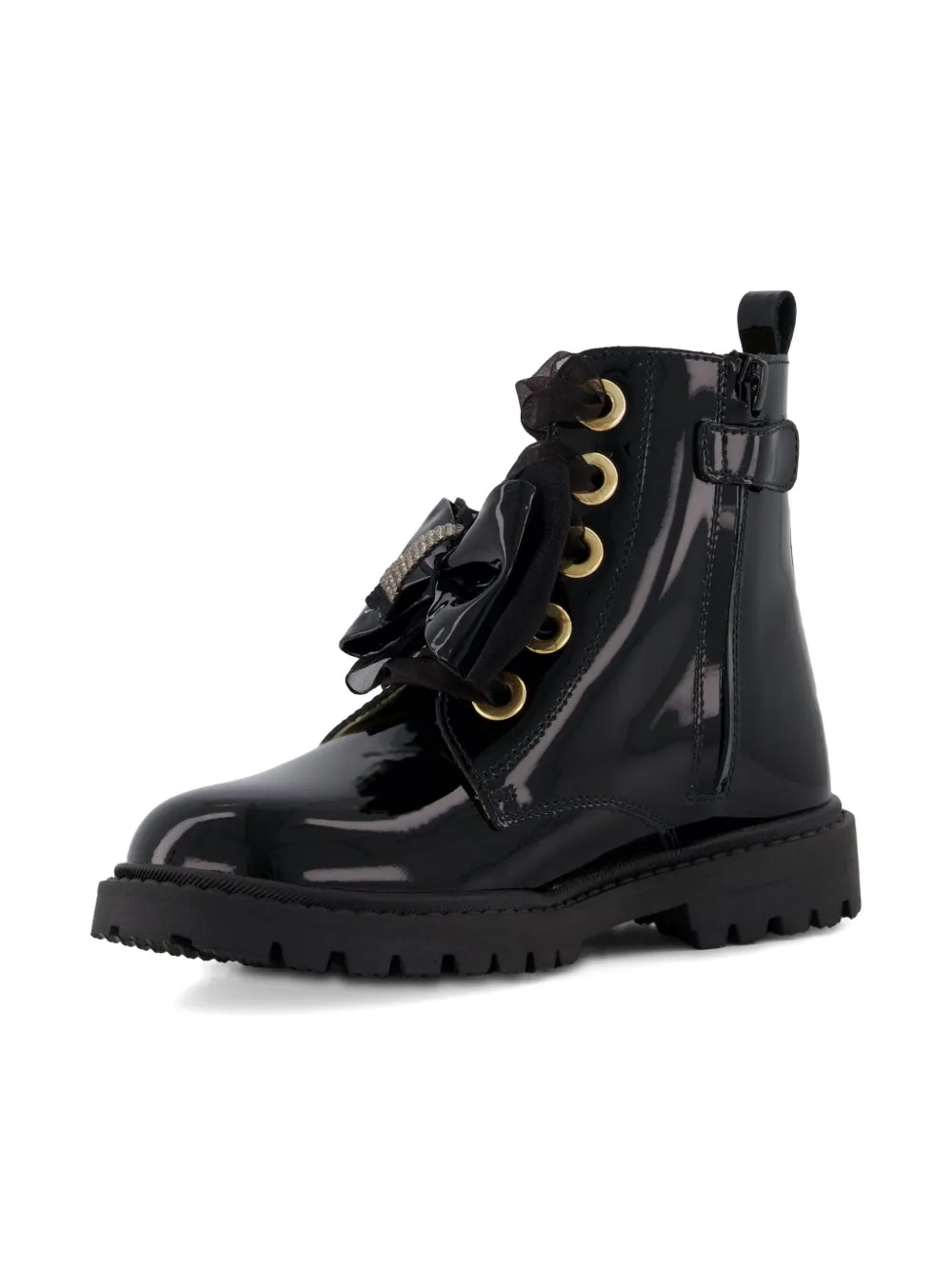 Ботинки из кожи с лаковой отделкой ANDANINES, черный
Ботинки из кожи с лаковой отделкой ANDANINES, черный