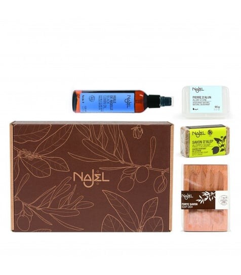 Алеппо, набор косметики, 3 предмета + мыльница Najel
Алеппо, набор косметики, 3 предмета + мыльница Najel