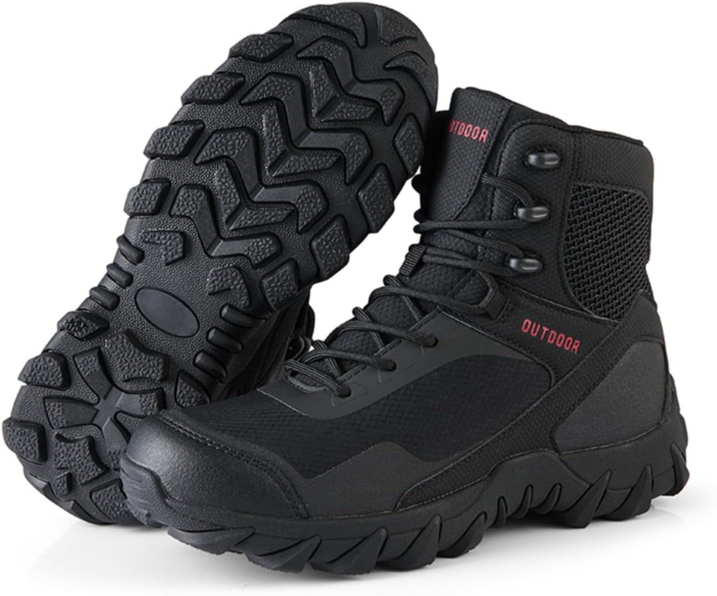 Мужские ботинки QKLMWES средние, шнуровка, тактические военные с боковой молнией, легкие, с нескользящей подошвой, пустынные боевые ботинки для работы, коммандос, альпинизма, трекинга, армии и джунглей, черный
Мужские ботинки QKLMWES средние, шнуровка, тактические военные с боковой молнией, легкие, с нескользящей подошвой, пустынные боевые ботинки для работы, коммандос, альпинизма, трекинга, армии и джунглей, черный