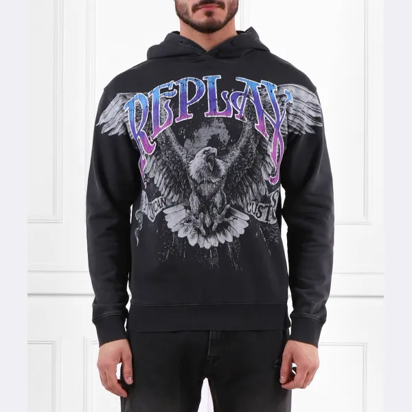 Толстовка обычного кроя Replay, черный
Толстовка обычного кроя Replay, черный