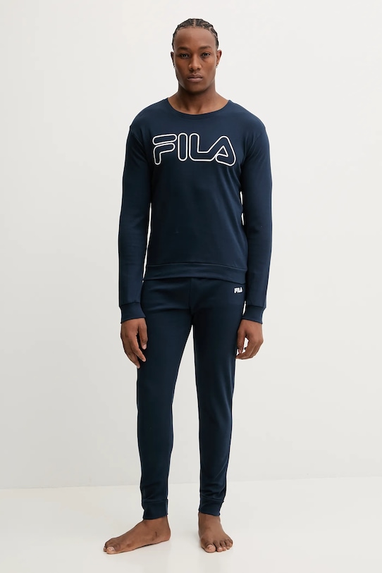 Хлопковая пижама Fila, темно-синий
Хлопковая пижама Fila, темно-синий