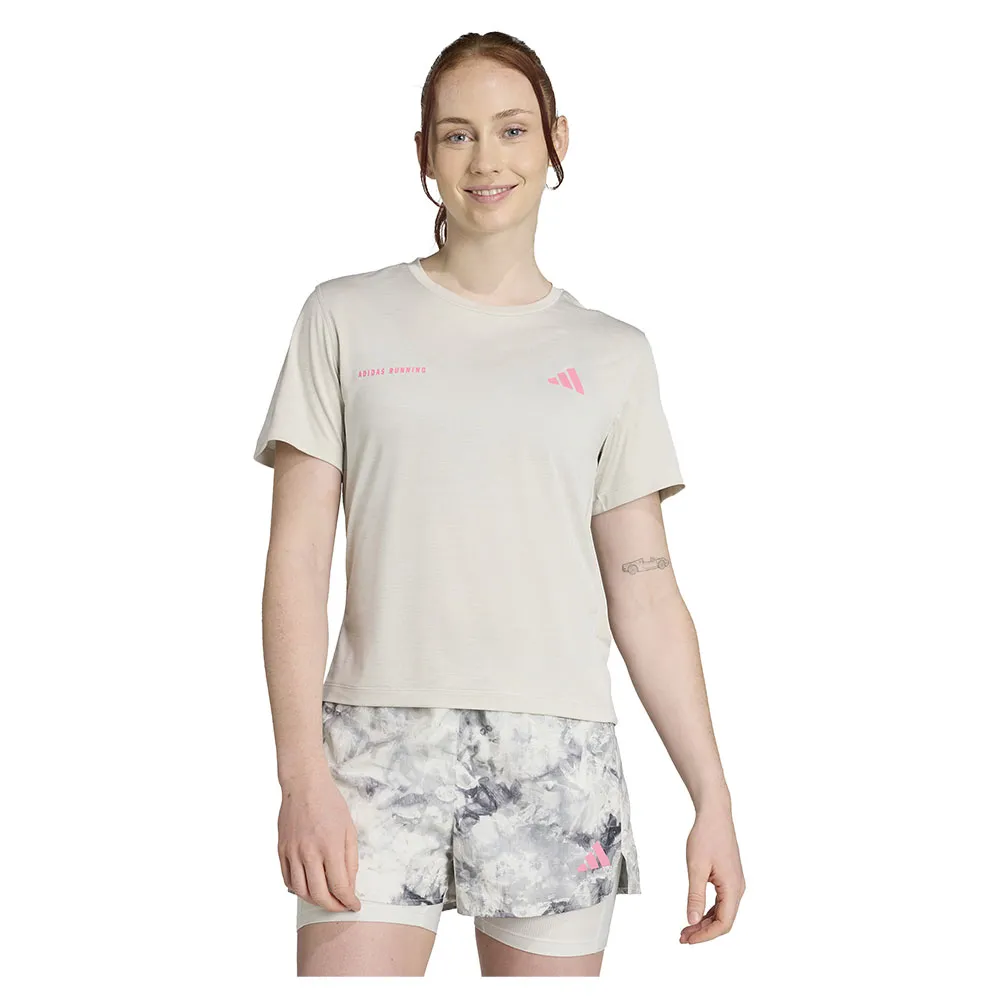 Футболка с коротким рукавом спортивная adidas Own The Run Melange, бежевый
Футболка с коротким рукавом спортивная adidas Own The Run Melange, бежевый