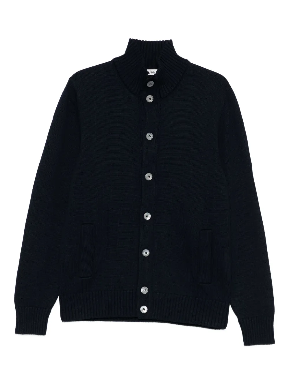 Кардиган с высоким воротником Giuuno, синий
Кардиган с высоким воротником Giuuno, синий