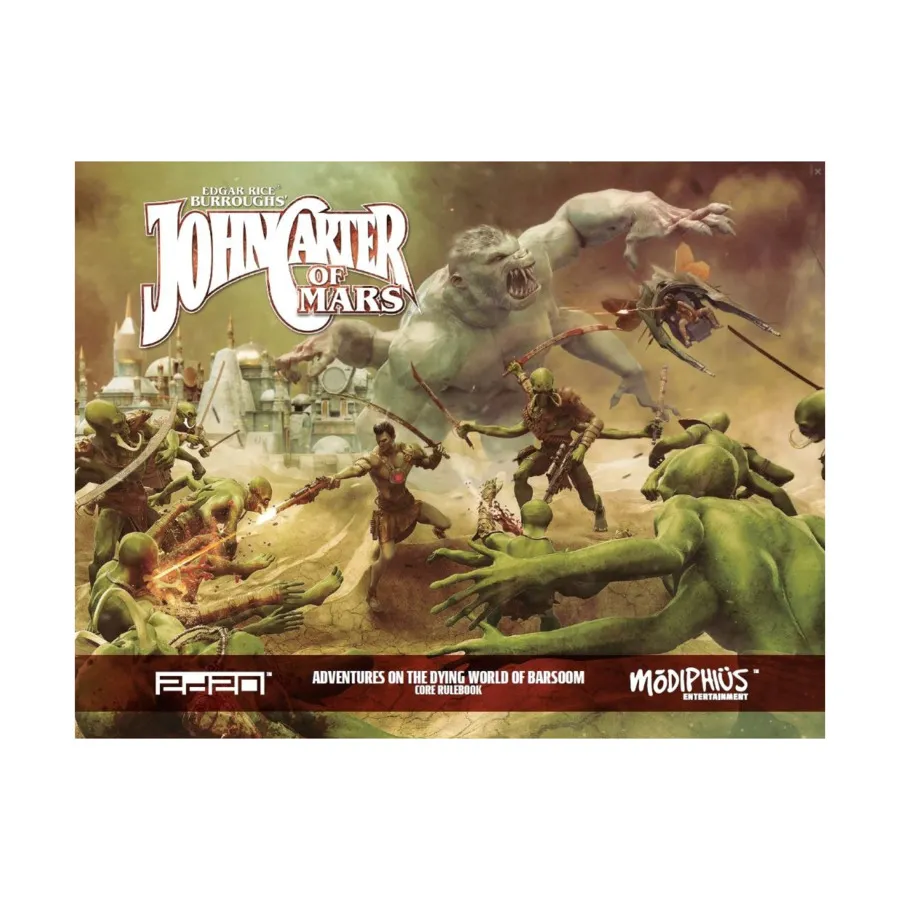 Adventures on the Dying World of Barsoom - Core Rulebook, John Carter of Mars, твердый переплет
Adventures on the Dying World of Barsoom - Core Rulebook, John Carter of Mars, твердый переплет