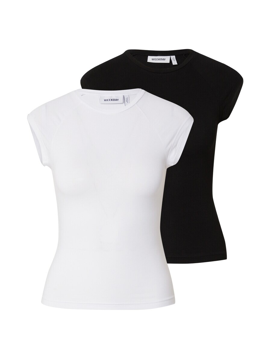 Футболка WEEKDAY Shirt, черный/белый
Футболка WEEKDAY Shirt, черный/белый