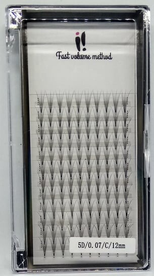 Метод быстрого объема 5D 0,07 C 12 мм Ibra, Lashes
Метод быстрого объема 5D 0,07 C 12 мм Ibra, Lashes