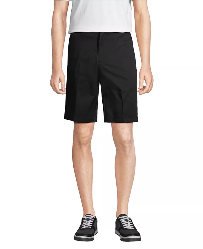 Мужские шорты-чинос с гладкой передней частью, длина 11" Lands' End, черный
Мужские шорты-чинос с гладкой передней частью, длина 11" Lands' End, черный