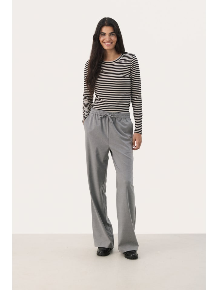 Костюмные Брюки PART TWO, средний серый меланж
Костюмные Брюки PART TWO, средний серый меланж